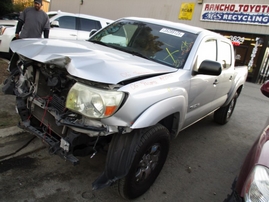 2006 TOYOTA TACOMA PRERUNNER DOUBLE CAB SILVER 4.0L AT 2WD Z15102